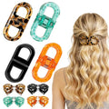 4Pcs Magnetic Hair Clips for Women - Seamless, Crease-Free Hold