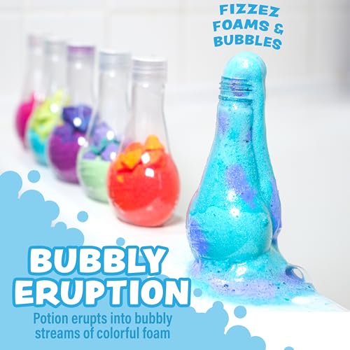 Tub Works Kids Bath Bomb Potion 6 Pack | Fizzing Bath Toys