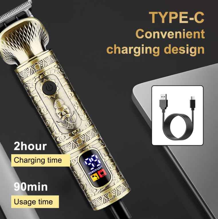 Men's 7 in 1 Beard Trimmer & Hair Clipper, Cordless Rechargeable Grooming Kit