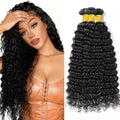 Deep Wave Human Hair Bundles - Unprocessed Virgin Remy 300g (18-22 Inch)