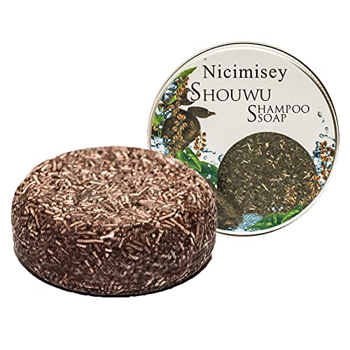 Nicimisey Box Shampoo Bar For Hair, Solid Shampoo Bar, Natural Darkening Shampoo Bar, Hair Soap,Helps Stop Hair Loss, Hair Regrowth, Hair Loss Treatment for Men & Women…