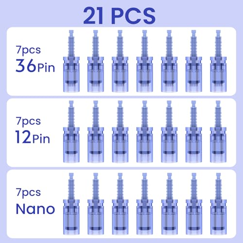 Dr Pen A6 Microneedling Cartridges 21Pcs Replacement Tips