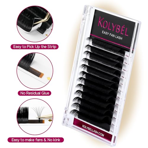 Easy Fan Lashes 0.05 D 15-20MM & Easy Fan Lashes 0.05 D 8-15MM