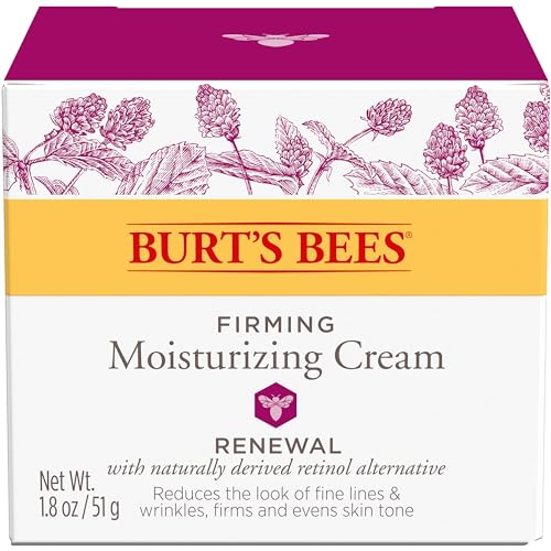 Burt's Bees Renewal SPF 30 Firming Day Face Lotion With Bakuchiol, Sunscreen Face Lotion With Natural Retinol Alternative, 98 Percent Natural Origin Skin Care, 1.8 oz. Tube