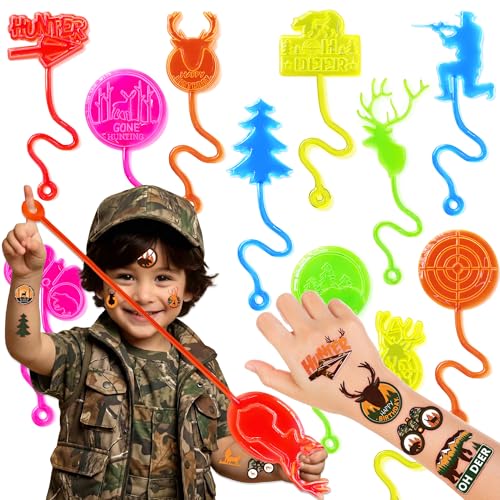 48pc Hunting Party Favors - Stick Hands & Temporary Tattoos