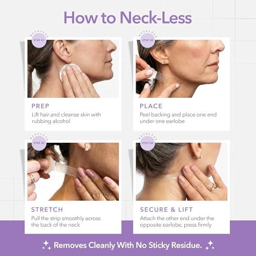 Face Lift Strips - Instant Jawline & Neck Lift Tape, 25 Ct