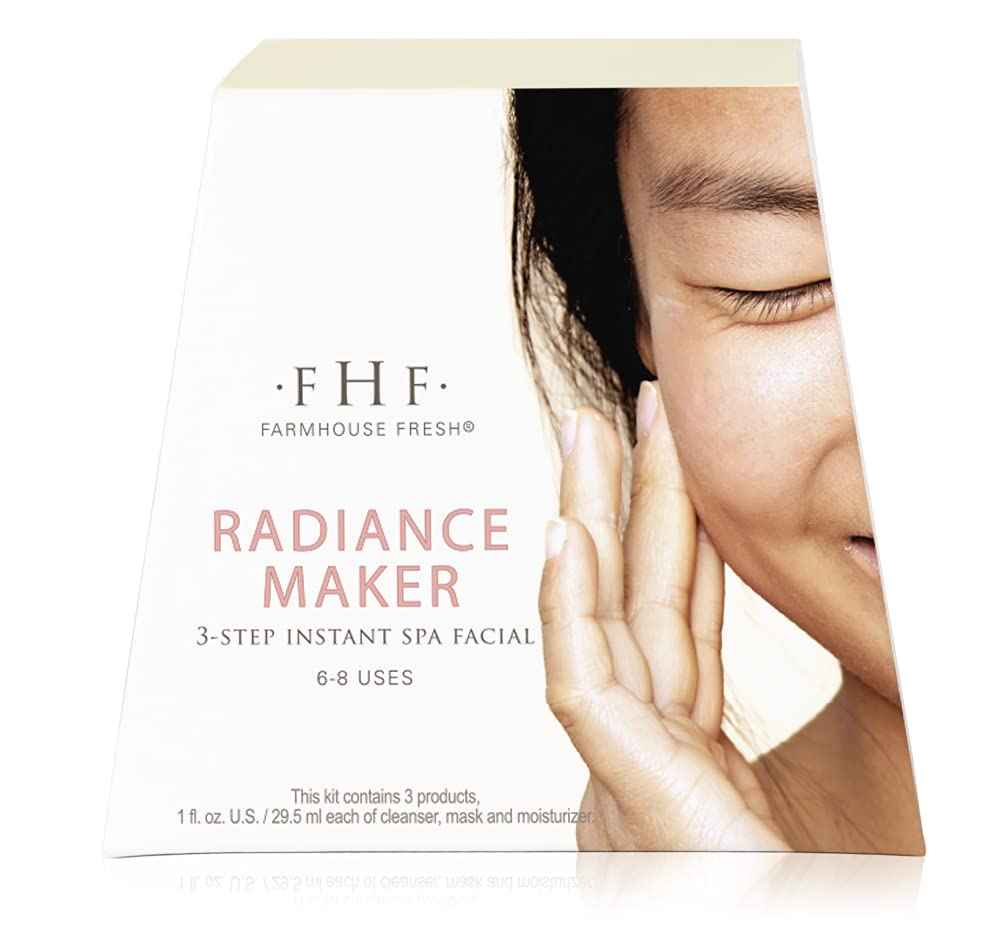FarmHouse Fresh Radiance Maker 3-step Instant Spa Facial, 3 ct.