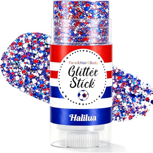 4th of July Glitter Stick - Red, White & Blue Body Glitter