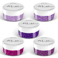 MARBLERS Fine Cosmetic Glitter 5-Pack - Purple 0.9oz