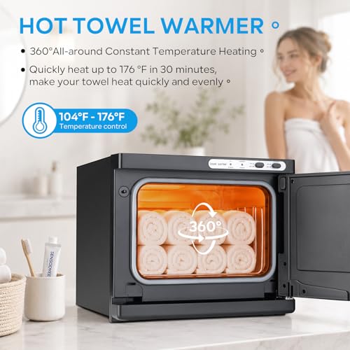 8L Professional Towel Warmer Cabinet with UV Light