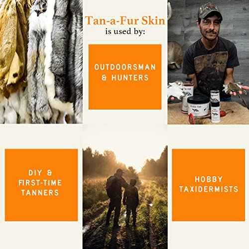 Tan-a-Fur Skin Kit by Advanced Tanning Solutions - Deluxe Tanning Set for Squirrel, Rabbit, Fox, Raccoon, Coyote Skins, Professional Finish
