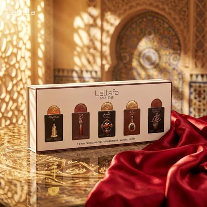Lattafa Gift Set Collection Eau De Parfum - 5 x 20ml Long-Lasting Scents