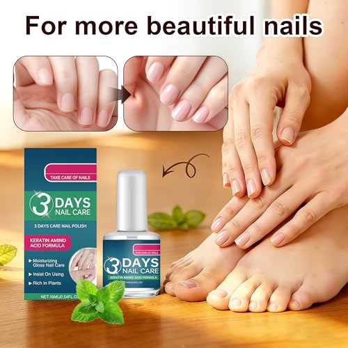 3 Days Nail Care Oil with Keratin - Moisturizing & Strengthening