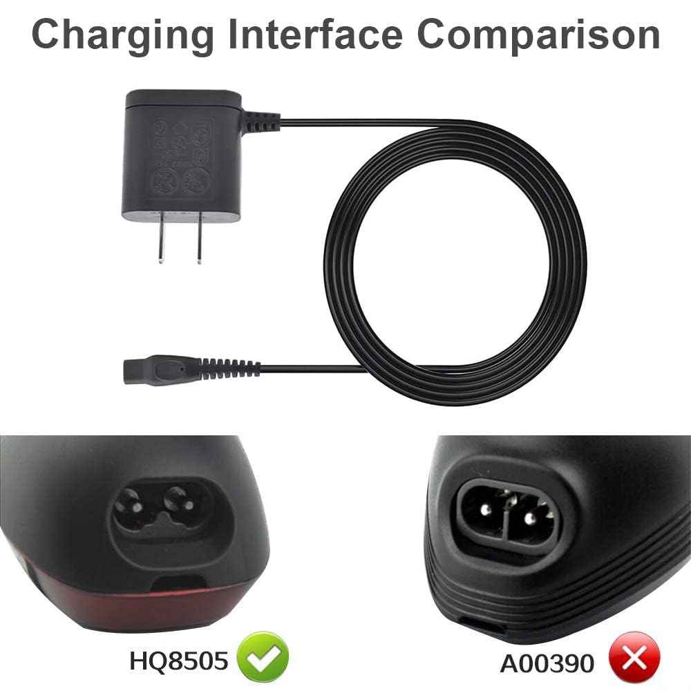 Replacement Charger for Philips Norelco HQ8505 7000 5000 3000 Series mg7750 Electric Shaver Razor Multigroom Beard Trimmer Power Supply Charger Cord