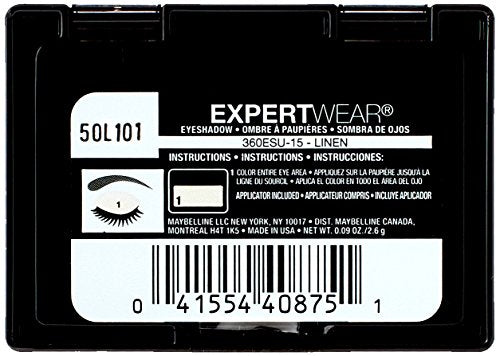 Maybelline Expert Wear Eyeshadow, Linen Single