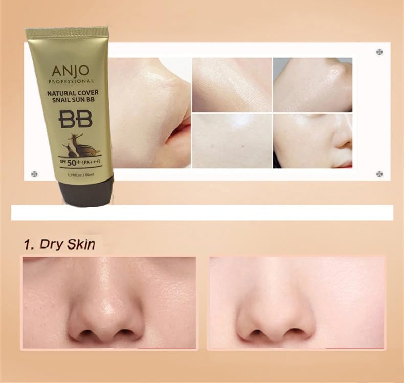 ANJO Natural Cover Snail Sun BB Cream SPF 50+ PA+++