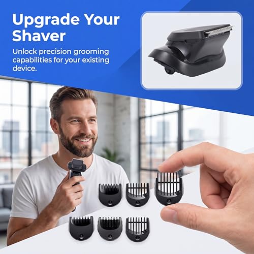 Braun Series 5/6/7 Beard Trimmer Attachment with 5 Comb Guards 1–7mm | Snugluxe