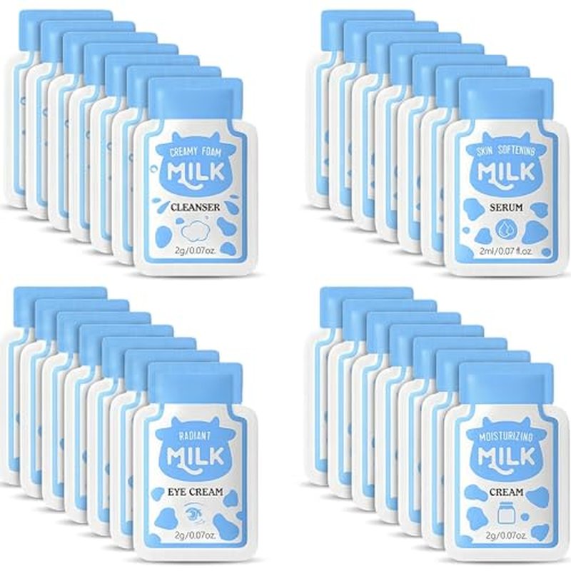28-Piece Mini Travel Skincare Set for Hydration & Freshness