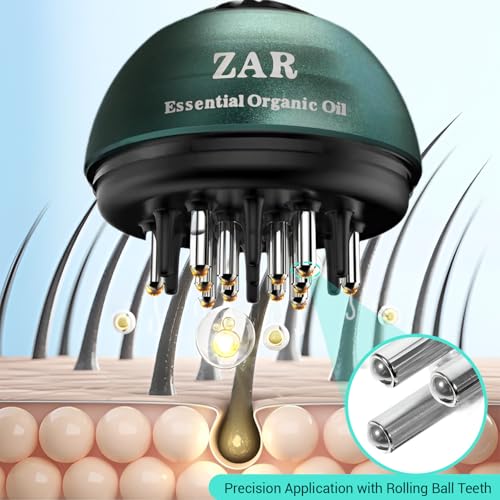 Scalp Oil Applicator Comb with Massager & 30ml Reservoir