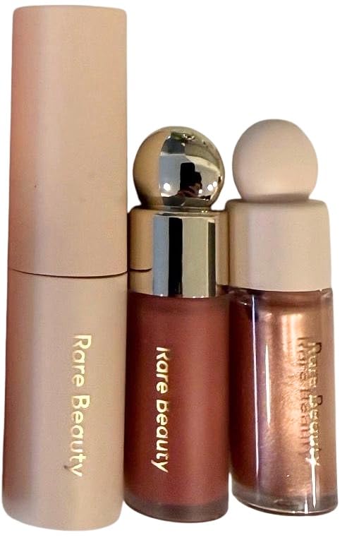Rare Beauty Mini Makeup Set: Blush, Luminizer & Mascara