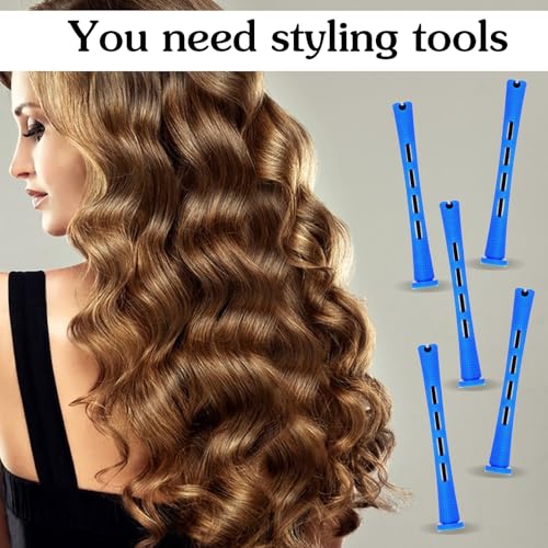 Bremorou 20 Pcs Small Perm Rods for Short Hair - DIY Curling Tools