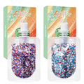 Chunky Glitter Gel for Body & Face - Holographic Shimmer Makeup