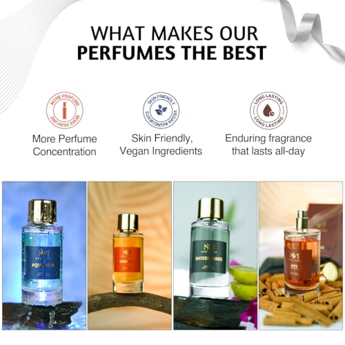 NOURISH MANTRA NM New York Aquaholic Luxury Perfume For Man and Women both-100 ml | Premium Long Lasting Fragrance Spray | With Aromatic Blend of Aquatic & Fresh Notes | Unisex Perfume