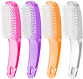 Nail Brush Set for Cleaning Fingernails & Toes - 4 Pack
