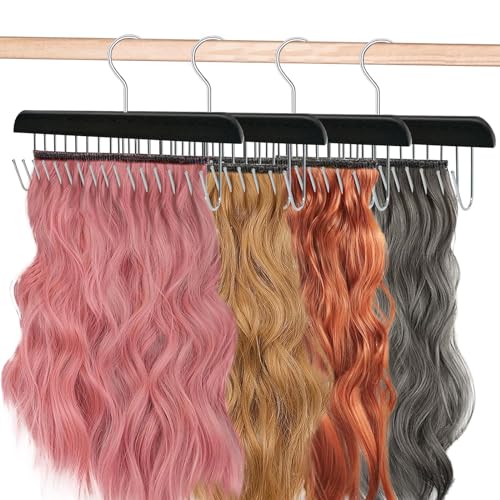 Hair Extension Organizer Stand - Professional Tangle-Free Weft Storage & Styling Tool
