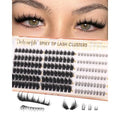 Manga Lash Clusters with Bottom Lashes Eyelash Clusters with Spikes Wispy Cluster Eyelash Extensions for DIY Lash Extensions Anime Individual Lashes by Delyneph