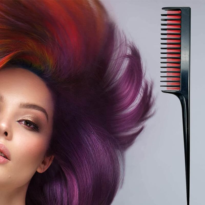 Medium Teasing Comb for Fine Hair Styling & Volume - 8.27 Inch