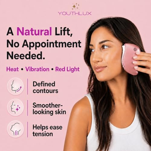 Heated Gua Sha Facial Massager – Electric Vibrating Tool for Skincare
