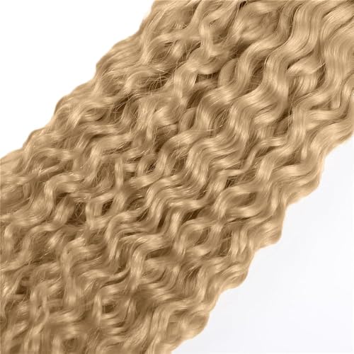Ash Blonde Curly Wave Human Hair Bundles - #22, 3 Pack, 18-22 Inch