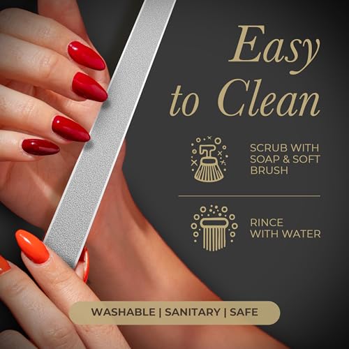 Diamancel Luxury Diamond Toenail File ? #3 Coarse Grit ? For Toe Nails or Thick Fingernails