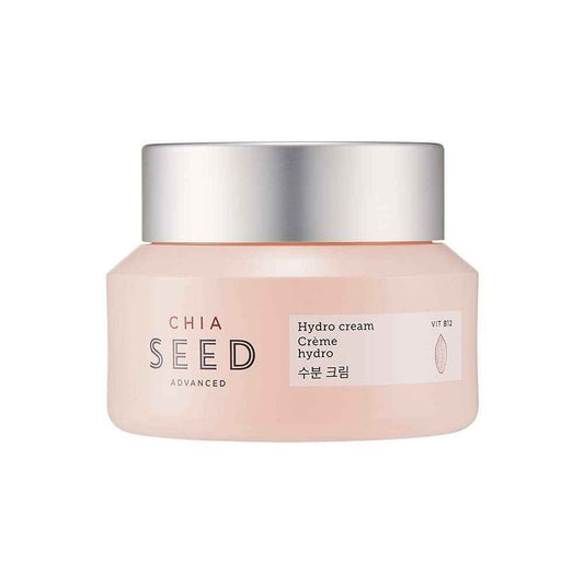 The Face Shop Chia Seed Advanced Hydro Cream | Concentrated Gel Type Hydrating Cream with Instant Cooling Effect | Formulated for Intense, Upgraded & Hydrating Care, 1.76 Fl Oz