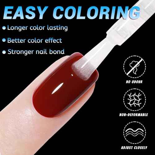 240pc Square Gel Nail Tips Medium Fake Nails for Press on Nails Clear Acrylic Nails Tips, 12 Size Full Cover Nail tips Square Soft Gel Nail Tips False Nails Extension Artificial Fingernails
