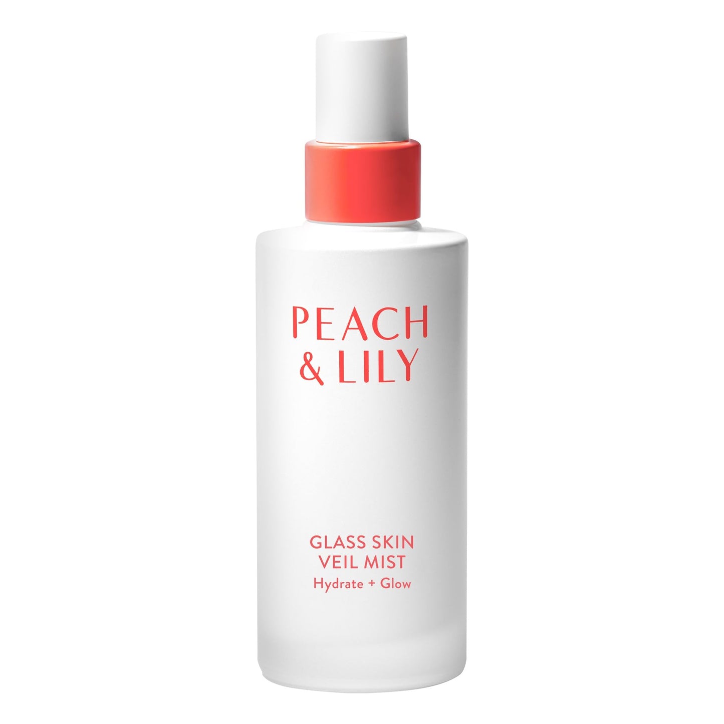 Peach & Lily - Glass Skin Veil Mist (3.38 ounces) - Hydrate & Glow - Facial Mist - Weightless - Cucumber Water, Lotus, Peach, Reishi Mushroom - Self Care - Vegan & Cruelty Free - Korean Beauty