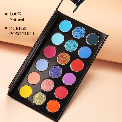 18 Color Eyeshadow Palette - Matte & Duochrome Shades