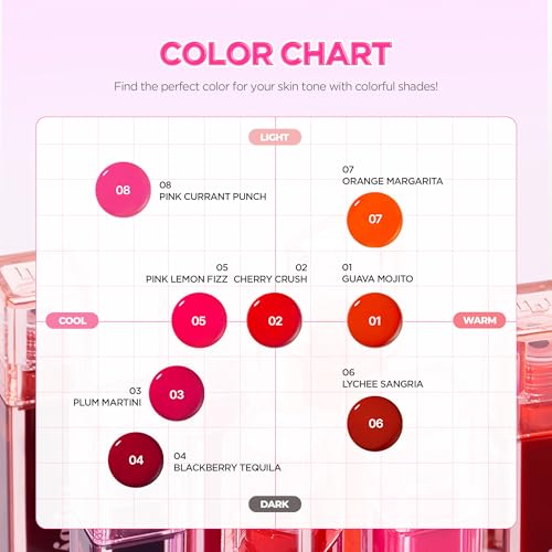 lilybyred Juicy Liar Water Tint | Korean Vivid Water-Gel Lip Stain, Fresh Fruit Colors, Intense Long-Lasting Stain, Moisturizing, Transfer-Proof, Lightweight Finish, 0.16 oz. (04 Blackberry Tequila)
