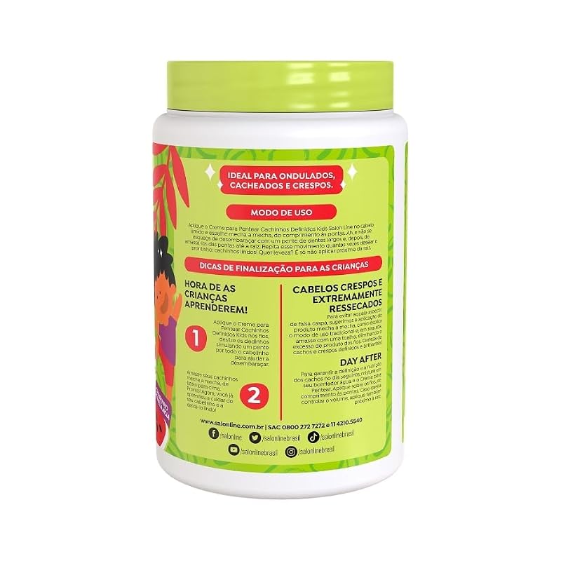 Salon Line Kids Curl Defining Cream - 1000g Watermelon