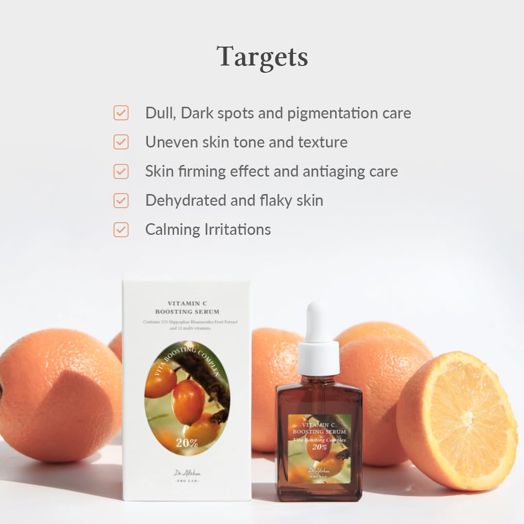 Dr.Althea Vitamin C Boosting Serum | Daily Vitamin C Serum for All Skin Types | Helps Remove Dark Spots & Uneven Skin Tone | Korean Vegan Skincare (DISCONTINUED)