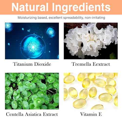 2Pcs Mushroom Head Air Cushion CC Cream, Long Lasting Oil Control BB Cream for All Skin Types, Moisturizing Foundation Face Makeup Set with Foundation Brush £¨#Natural£©