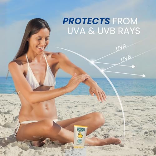 Rubber Ducky | Vitamin E Sunscreen with SPF 50, Water-Resistant Sunscreen for Face and Body | Broad Spectrum Lotion, Oil-Free Moisturizing, Alternative for Moisturizing Sunblock (1 pc., 5oz)