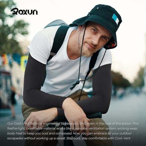 ROXUN Cooling Arm Sleeves UV Protection UPF 50+