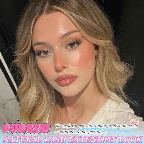 Wispy Lash Clusters Natural Lashes Clusters C Curl Eyelash Clusters Pesta?as Postizas Naturales Anime Cluster Eyelash Extensions 10-16mm DIY False Eyelashes 144Pcs Individual Lashes