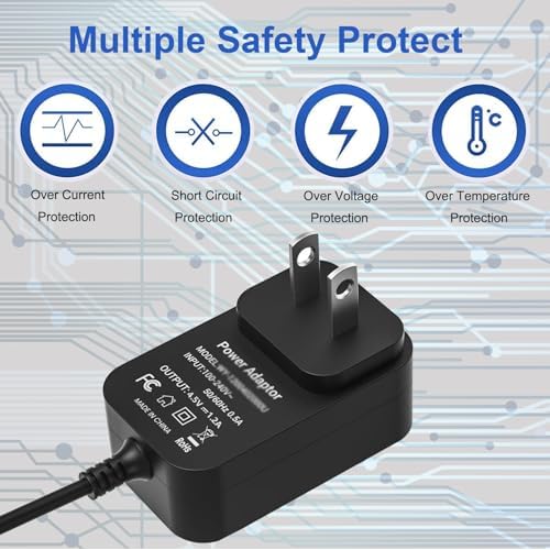 4.5V Charger Fit for BaBylissPRO Clipper FX870 FX820 FX825, Trimmer FX787 FX788 FX726, Massager FX SSM Replacement Power Cord 4.92FT