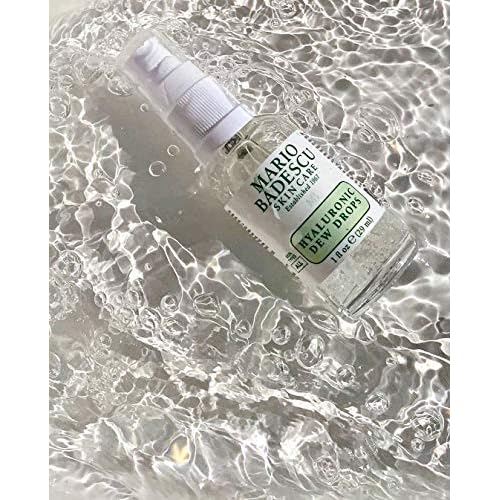 Mario Badescu Hyaluronic Dew Drops for All Skin Types ? Hydrating Gel-Serum Hybrid with Sodium Hyaluronate, Niacinamide & Botanical Extracts for a Dewy, Glass-Like Glow ? 1 Fl Oz