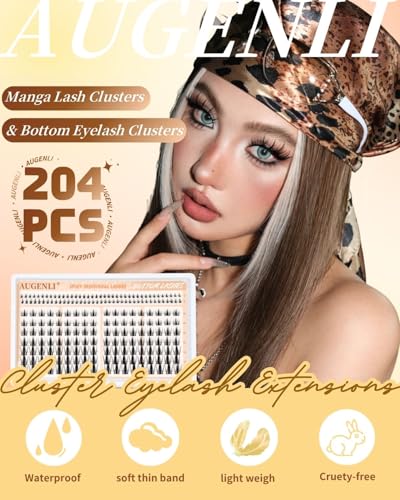 Manga Lash Clusters with Bottom Lashes - 126pcs DIY Extensions