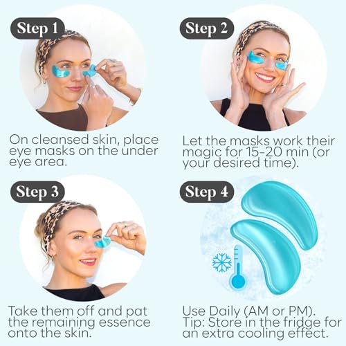 AURAE Under Eye Patches 20 Pairs - Variety Pack for Dark Circles & Puffiness