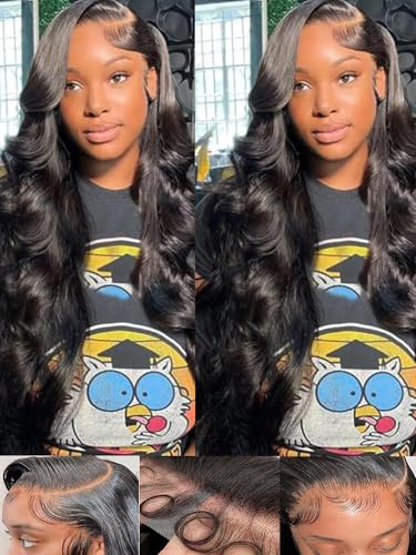 Fongly 13x6 Body Wave Lace Front Wig 26" Human Hair